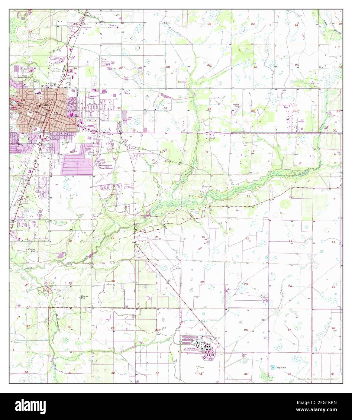 Arcadia Florida map 1957 1 24000 - Arcadia Florida Map 1957 124000 United States Of America By Timeless Maps Data Us Geological Survey 2EGTKRN 