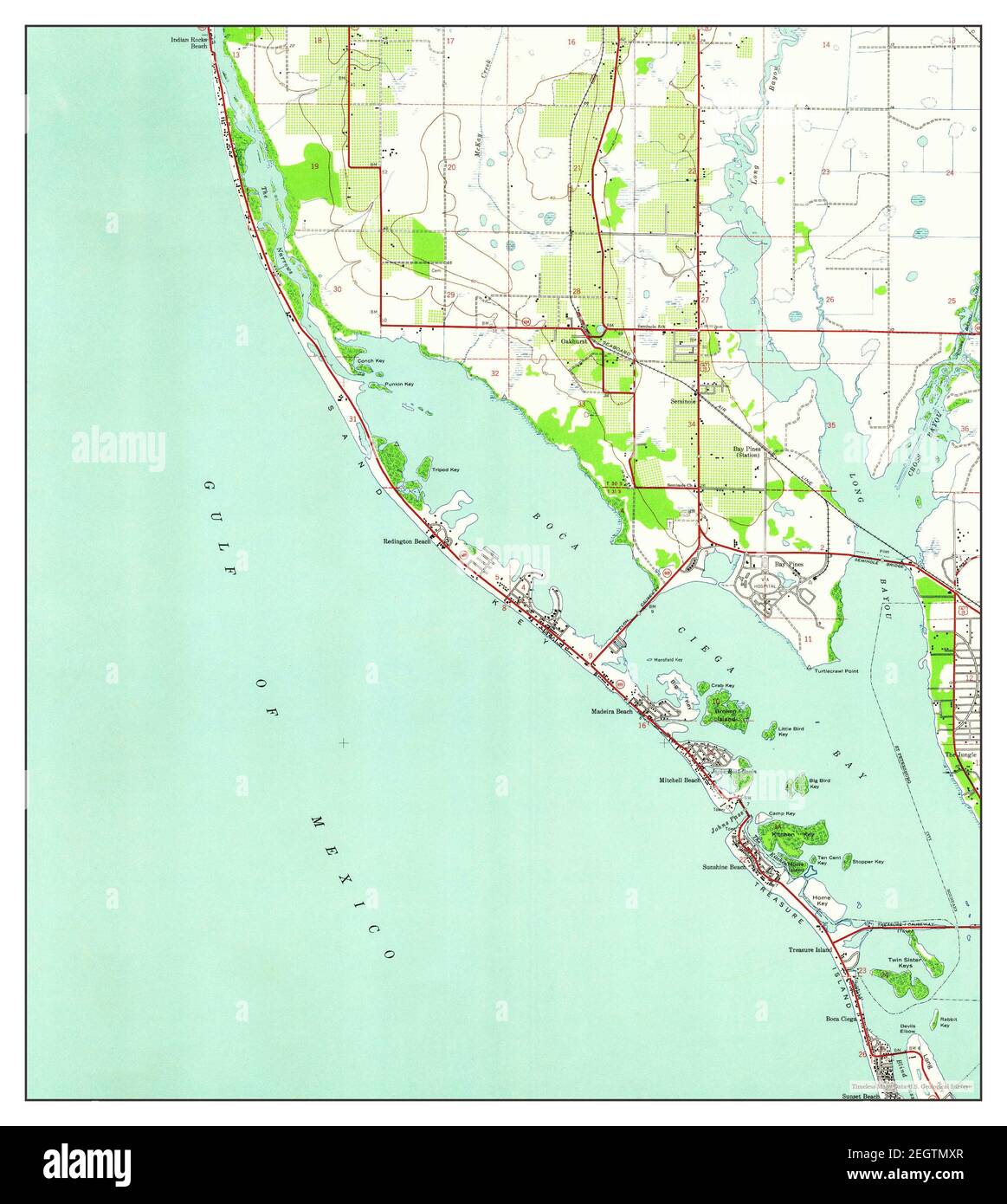 Bay Pines VA in Florida Modernizing - Bay Pines Florida Map 1943 124000 United States Of America By Timeless Maps Data Us Geological Survey 2EGTMXR