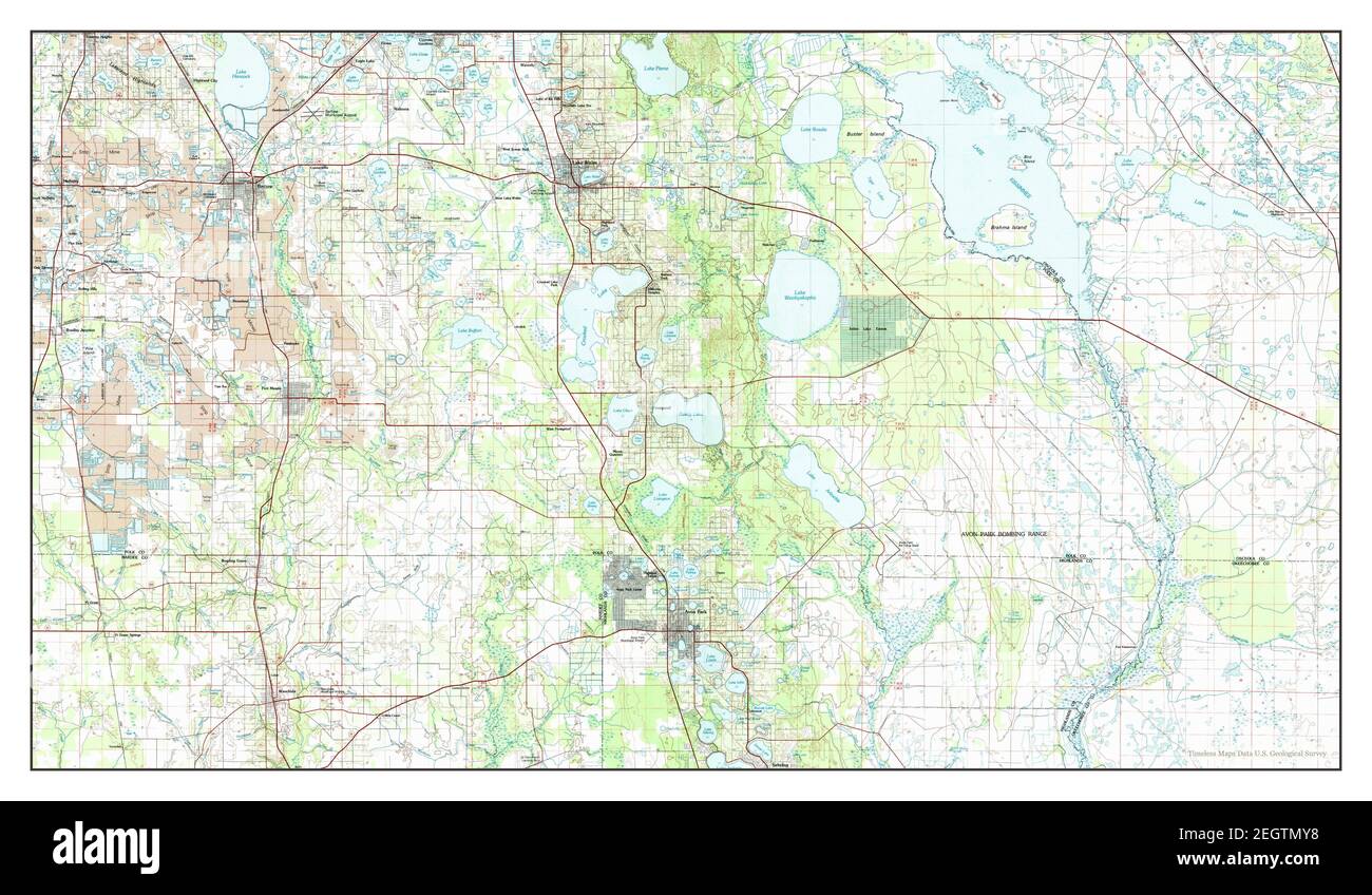 Map of bartow hires stock photography and images Alamy