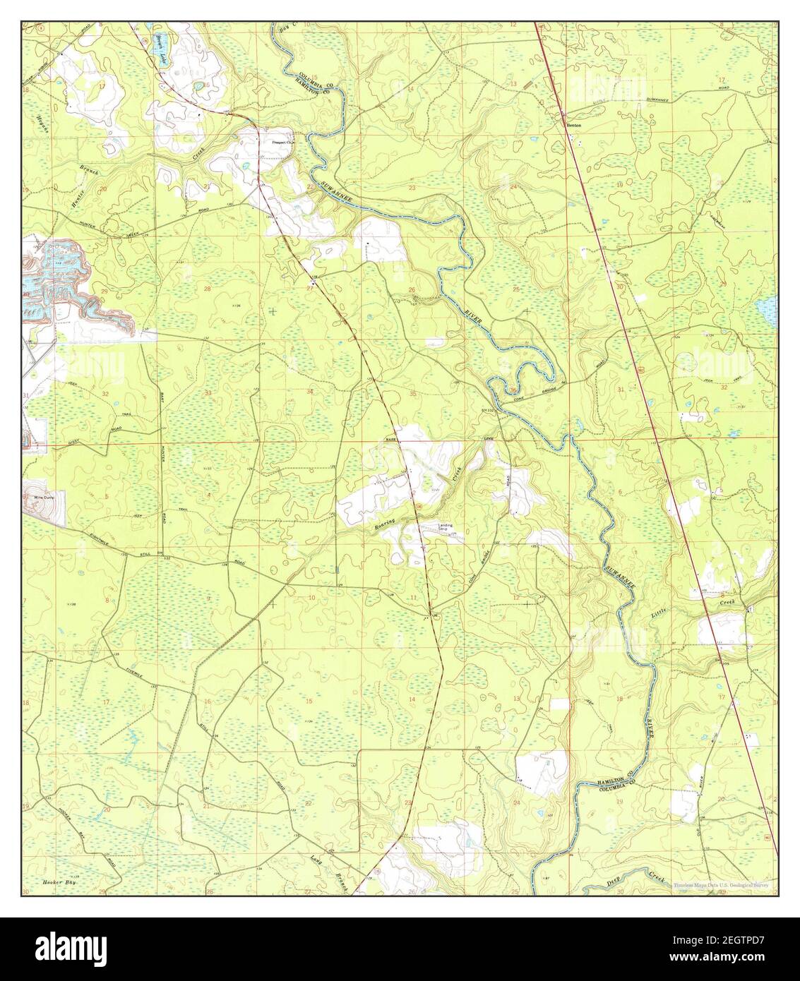 Benton, Florida, map 1969, 124000, United States of America by