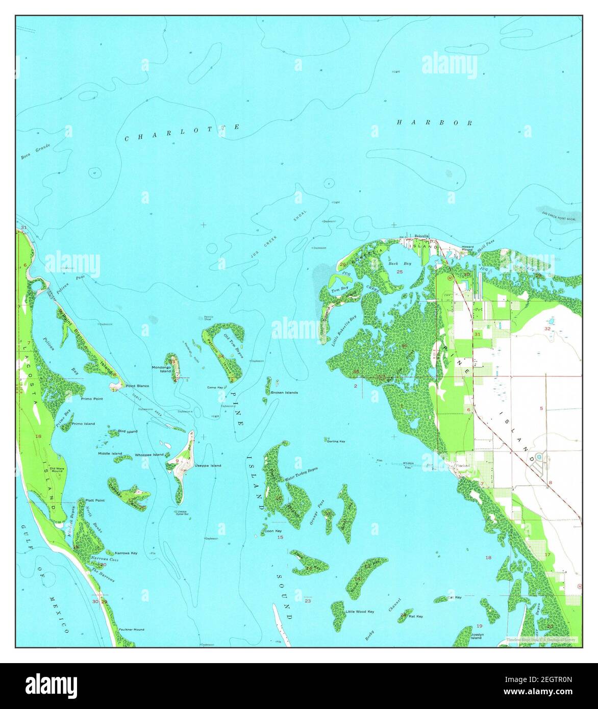 Bokeelia Florida map 1958 1 24000 - Bokeelia Florida Map 1958 124000 United States Of America By Timeless Maps Data Us Geological Survey 2EGTR0N 