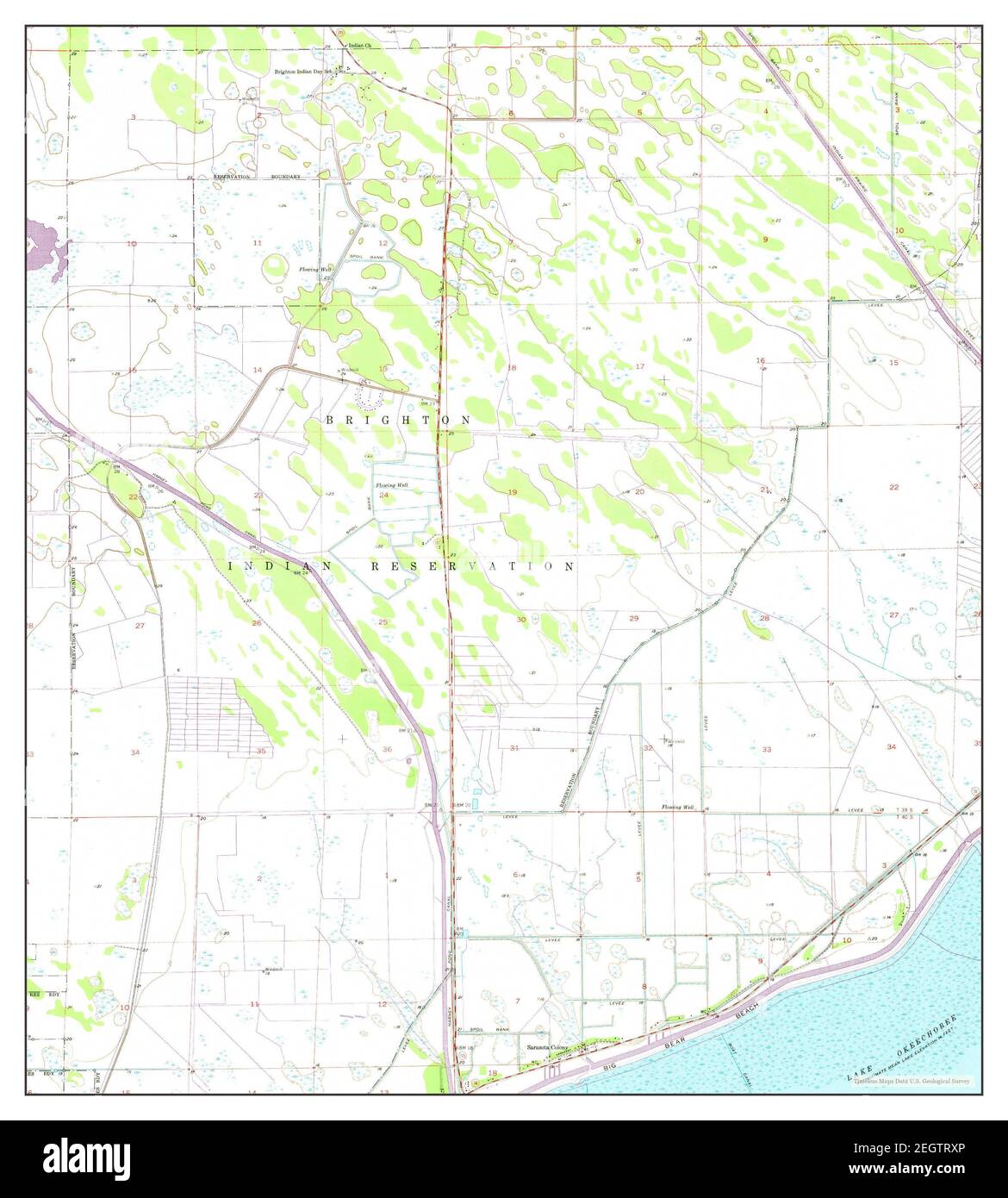 Brighton SE Florida map 1953 - Brighton Se Florida Map 1953 124000 United States Of America By Timeless Maps Data Us Geological Survey 2EGTRXP