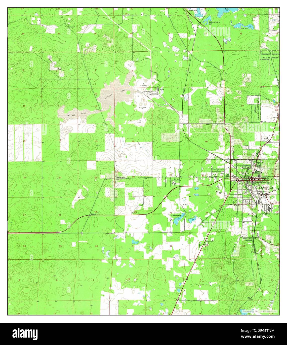 Brooksville florida map hi res - Brooksville Florida Map 1954 124000 United States Of America By Timeless Maps Data Us Geological Survey 2EGTTNM 