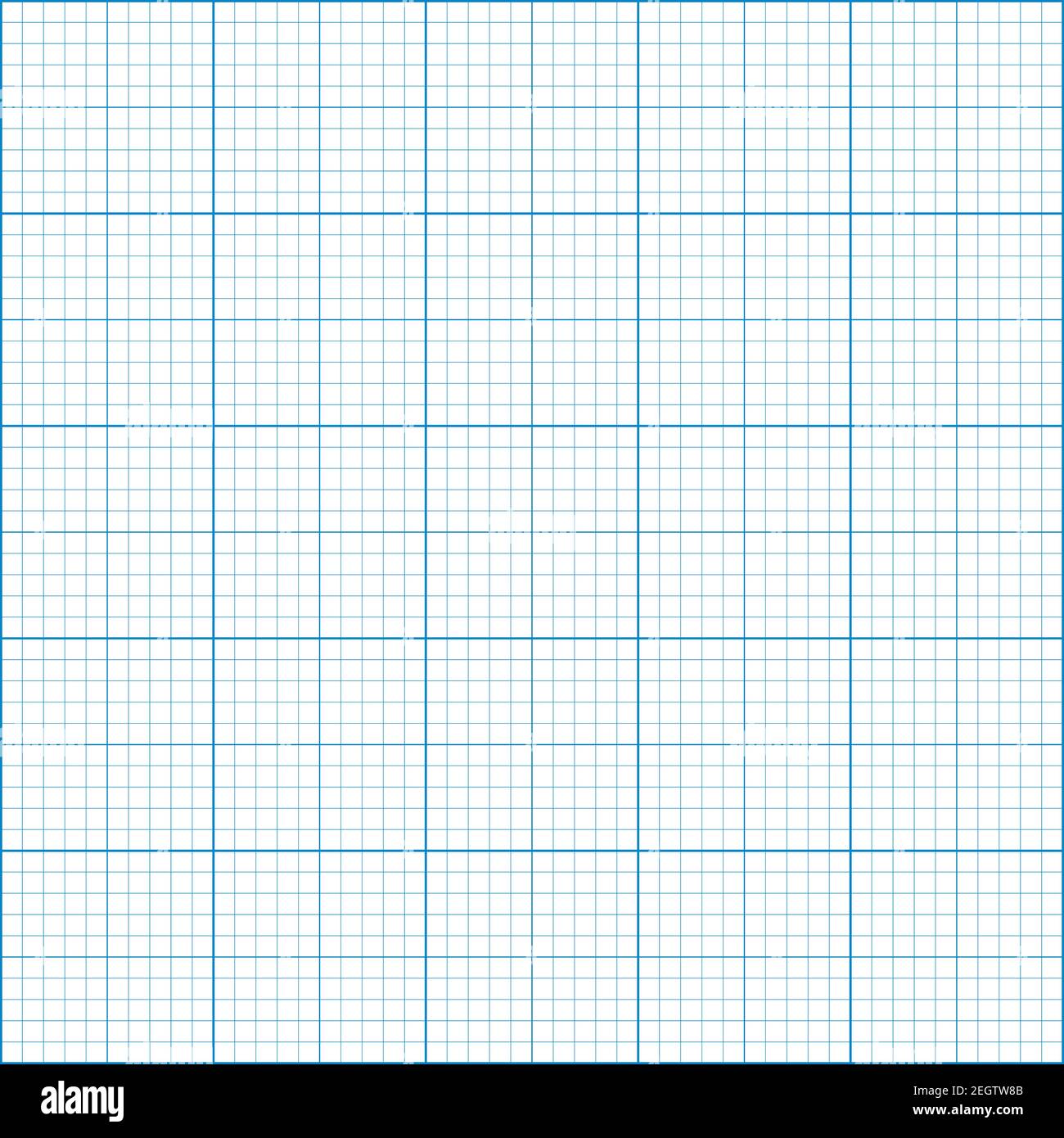 Millimeter graph paper grid. Abstract squared background. Geometric pattern for school, technical engineering line scale measurement. Lined blank for Stock Vector