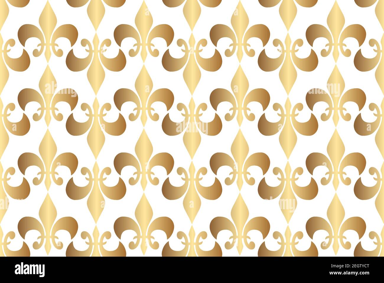 Abstract background Royal heraldic lilies seamless pattern Stock Vector