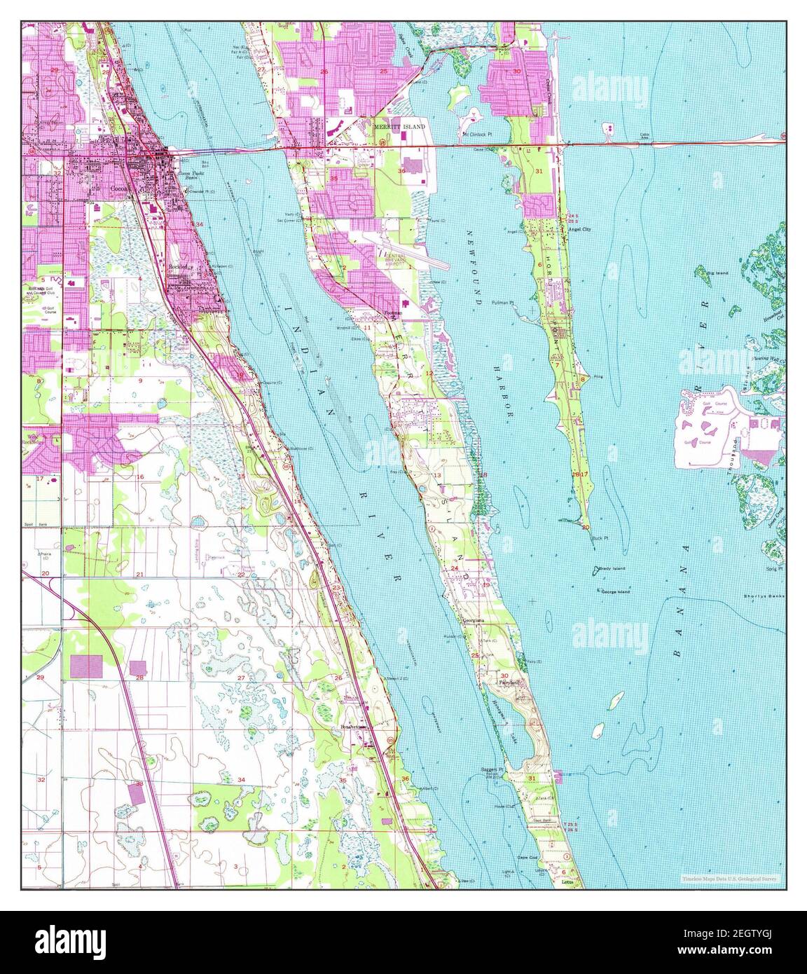 Cocoa Florida map 1949 1 24000 - Cocoa Florida Map 1949 124000 United States Of America By Timeless Maps Data Us Geological Survey 2EGTYGJ 