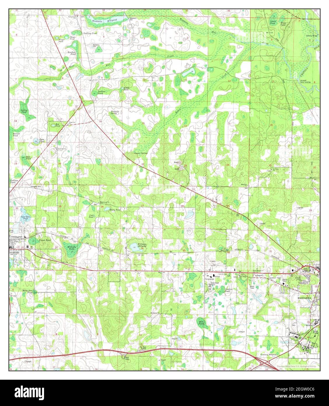 Cottondale map hires stock photography and images Alamy