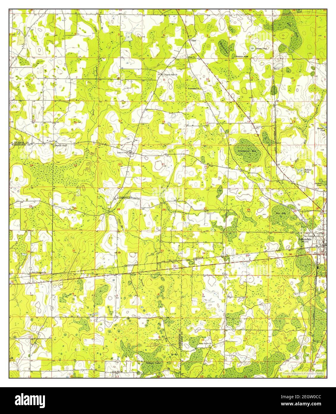 Cottondale map hires stock photography and images Alamy