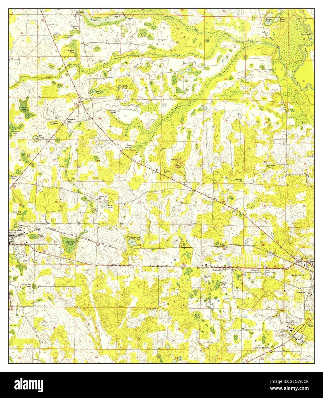Cottondale map hires stock photography and images Alamy