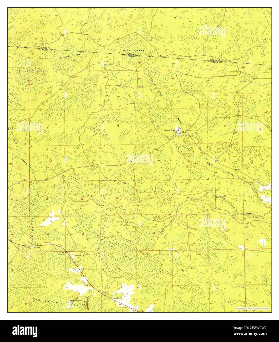 Cypress Creek Florida map 1955 - Cypress Creek Florida Map 1955 124000 United States Of America By Timeless Maps Data Us Geological Survey 2EGW0W2