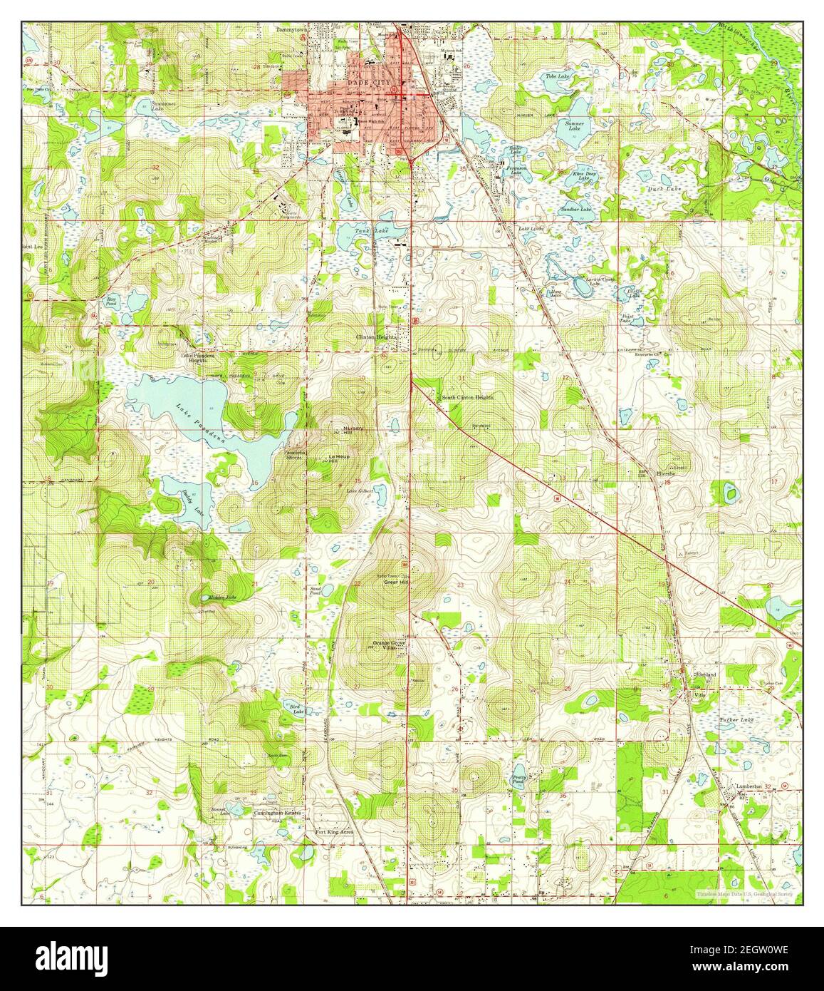 Dade City Florida map 1960 1 24000 - Dade City Florida Map 1960 124000 United States Of America By Timeless Maps Data Us Geological Survey 2EGW0WE