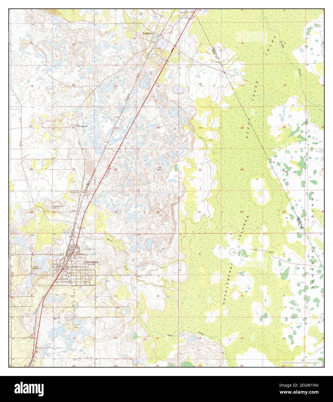 Davenport Florida map 1953 1 24000 - Davenport Florida Map 1953 124000 United States Of America By Timeless Maps Data Us Geological Survey 2EGW19N 