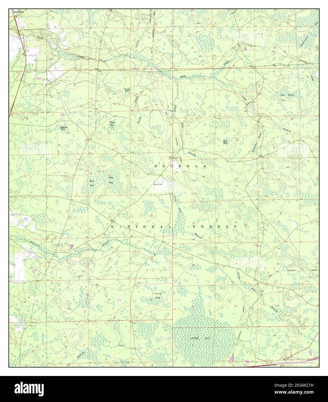 Deep Creek Florida map 1994 - Deep Creek Florida Map 1994 124000 United States Of America By Timeless Maps Data Us Geological Survey 2EGW27H 