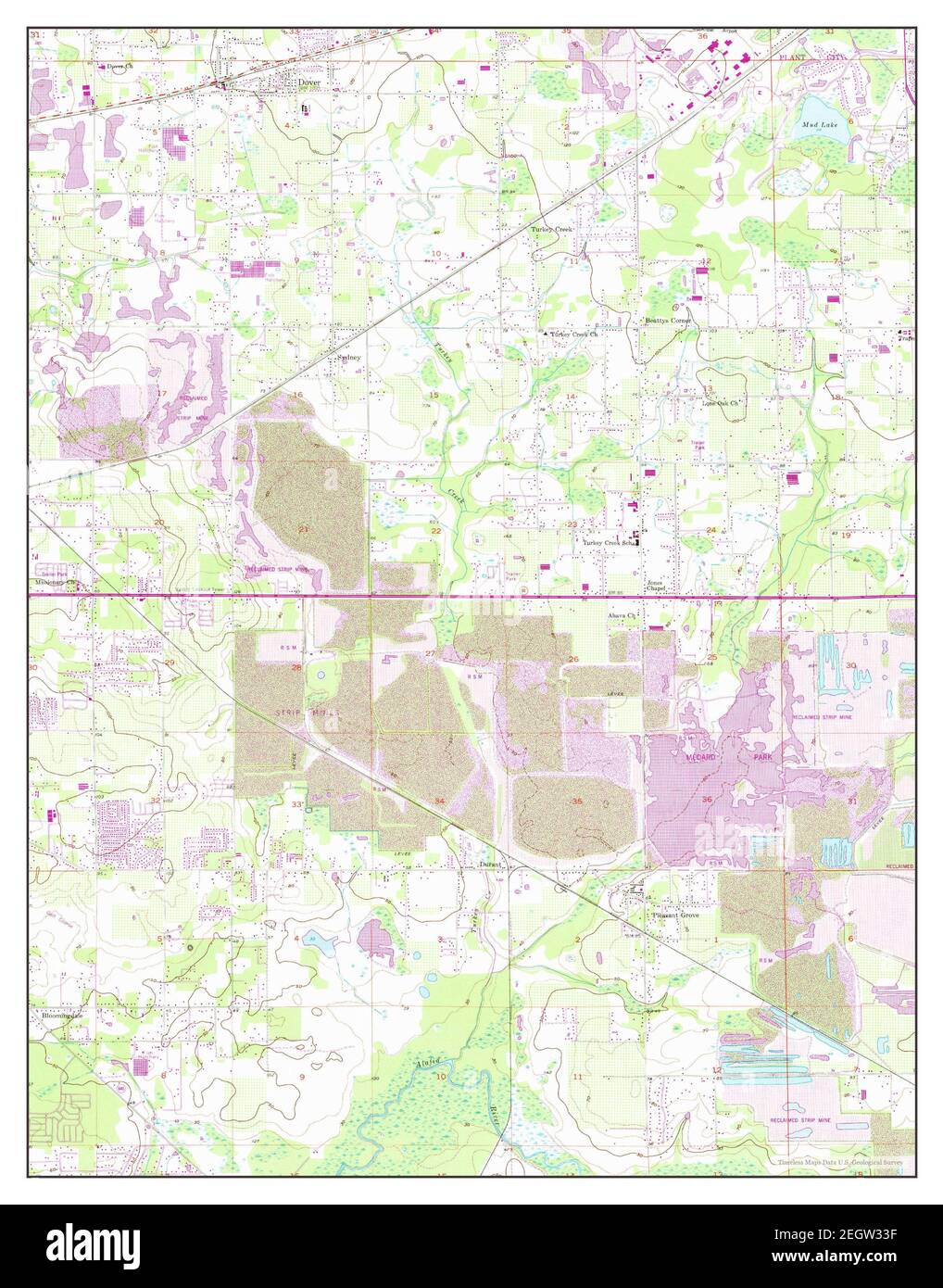 Dover Florida map 1955 1 24000 - Dover Florida Map 1955 124000 United States Of America By Timeless Maps Data Us Geological Survey 2EGW33F 
