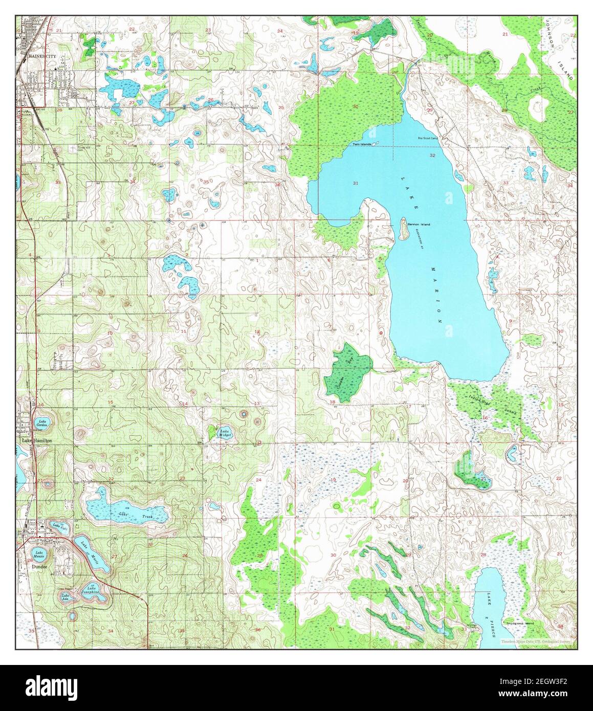 Dundee Florida map 1953 1 24000 - Dundee Florida Map 1953 124000 United States Of America By Timeless Maps Data Us Geological Survey 2EGW3F2 