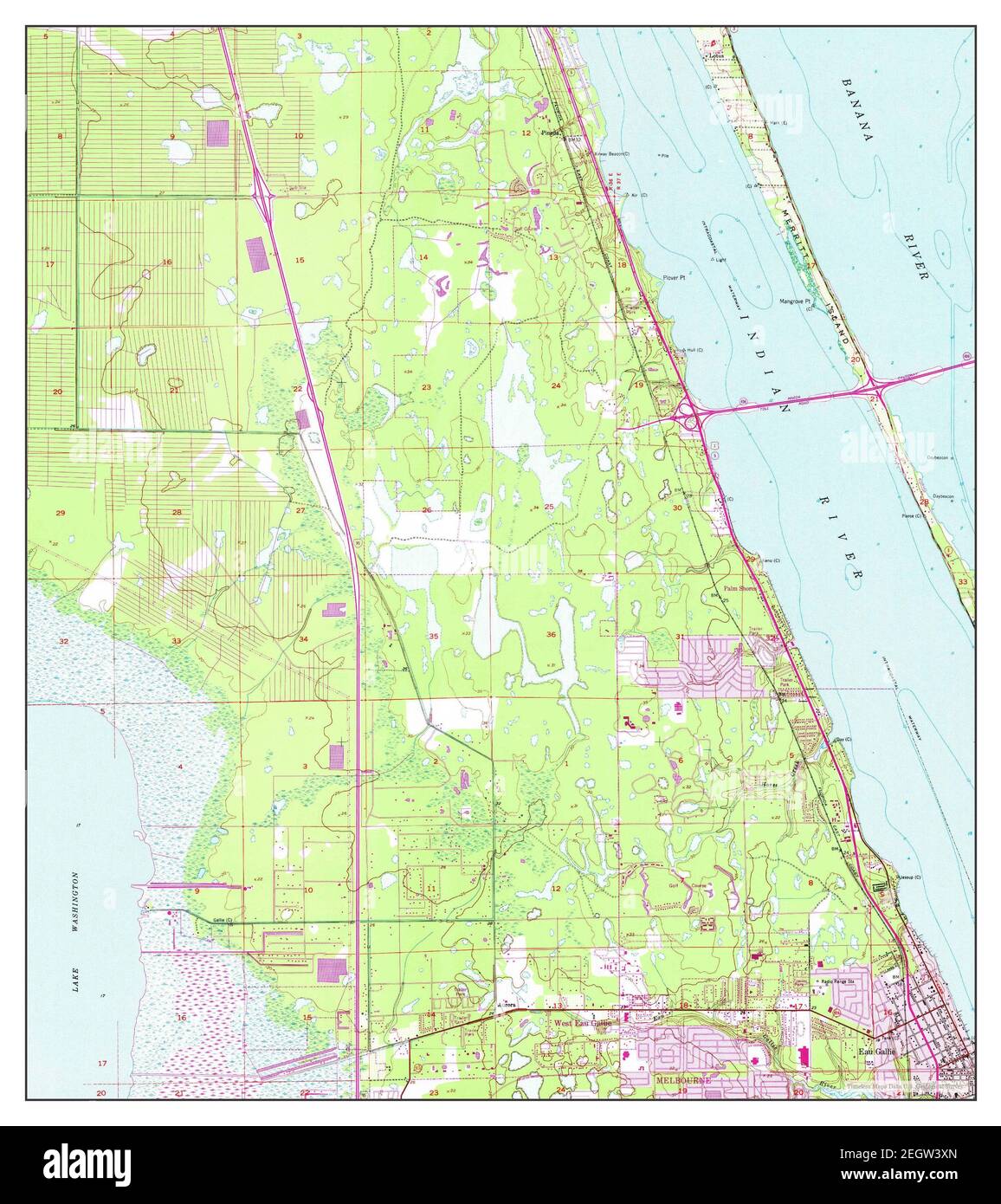 Eau Gallie Florida High Resolution Stock Photography And Images Alamy Eau Gallie Florida Map 1949 124000 United States Of America By Timeless Maps Data Us Geological Survey 2EGW3XN 