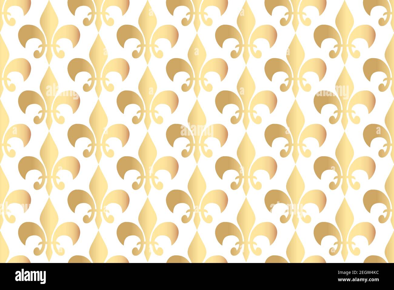 Abstract background Royal heraldic lilies seamless pattern Stock Vector