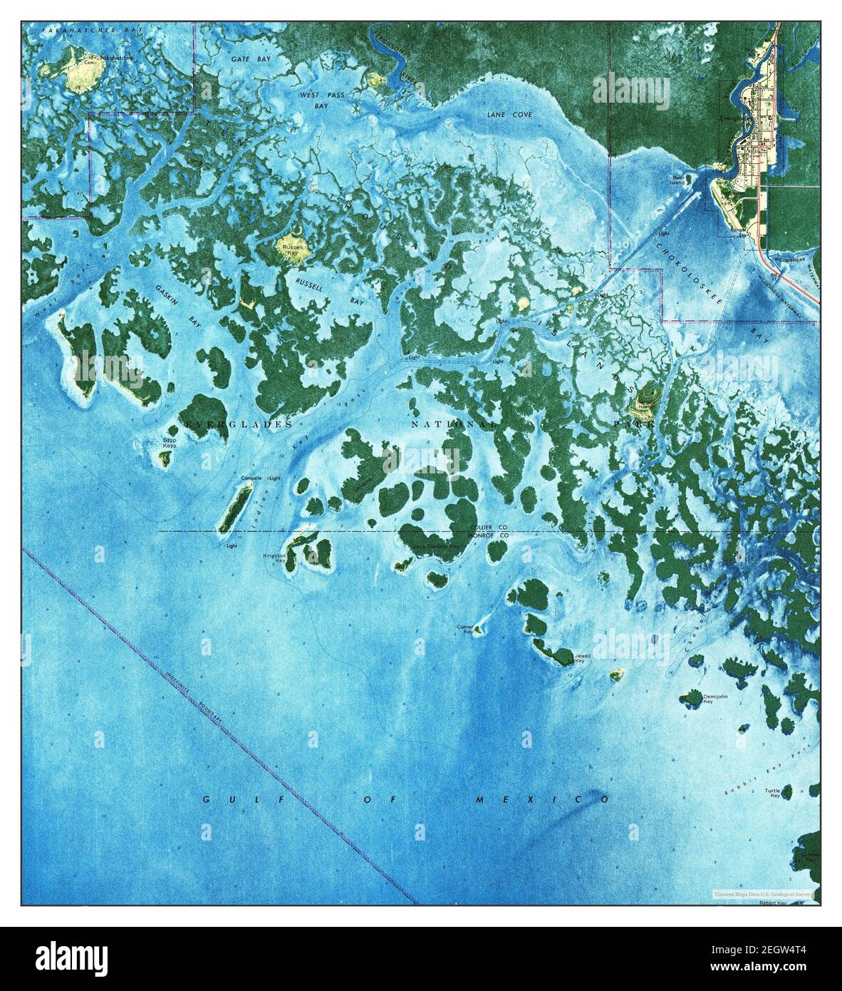 Map of florida everglades hi res - Everglades City Florida Map 1974 124000 United States Of America By Timeless Maps Data Us Geological Survey 2EGW4T4