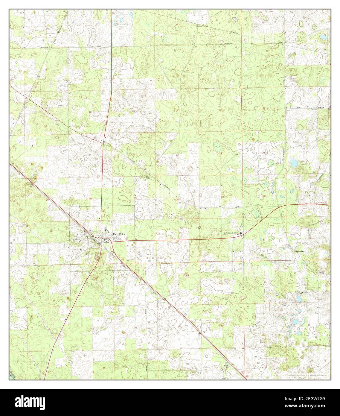 Fort White Florida map 1969 - Fort White Florida Map 1969 124000 United States Of America By Timeless Maps Data Us Geological Survey 2EGW7G9