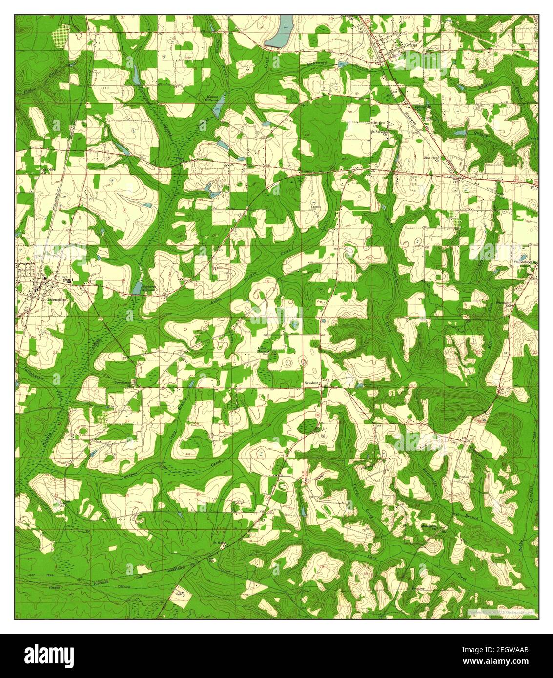 Gretna, Florida, map 1959, 1:24000, United States of America by ...