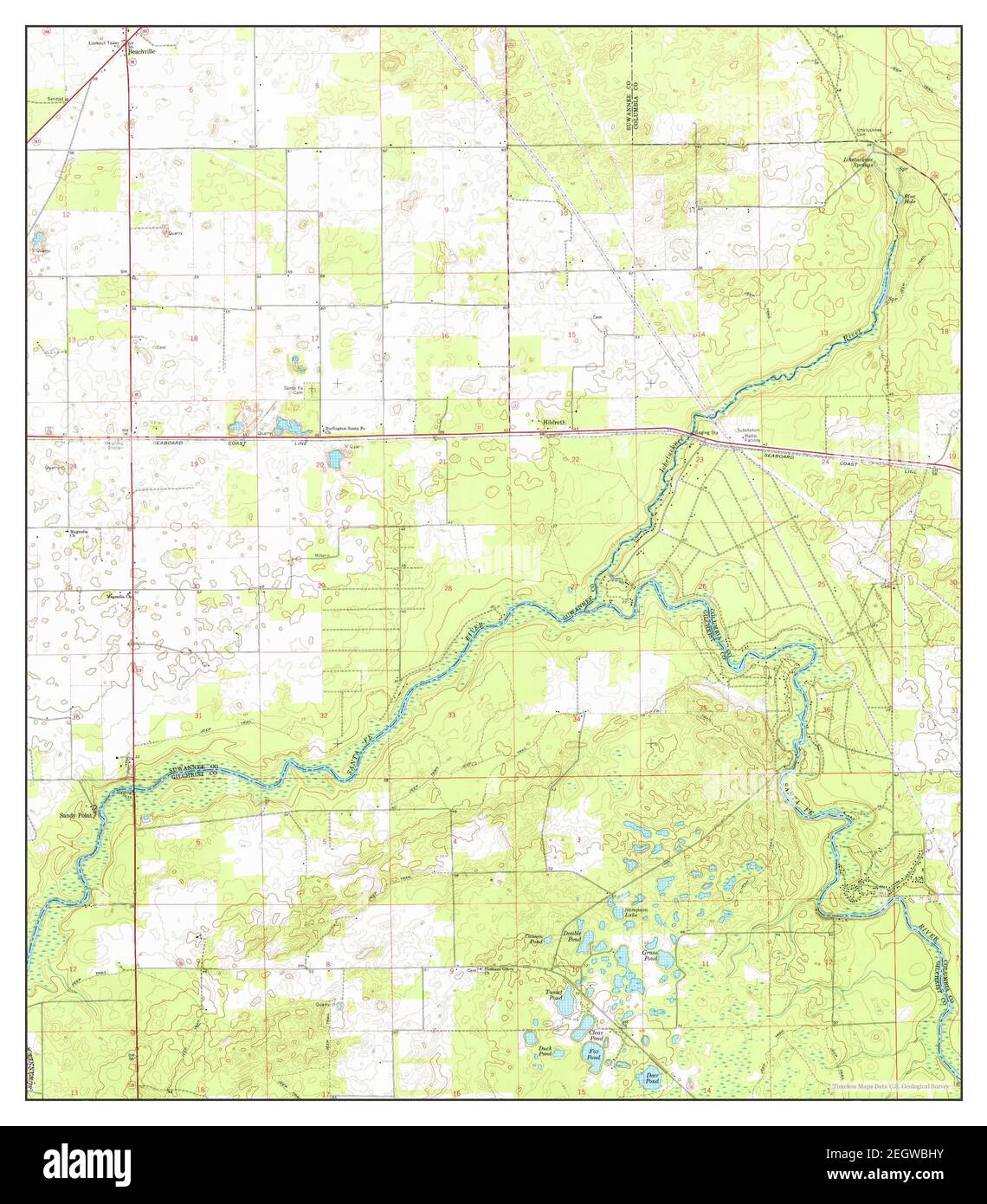 Hildreth, Florida, map 1968, 124000, United States of America by