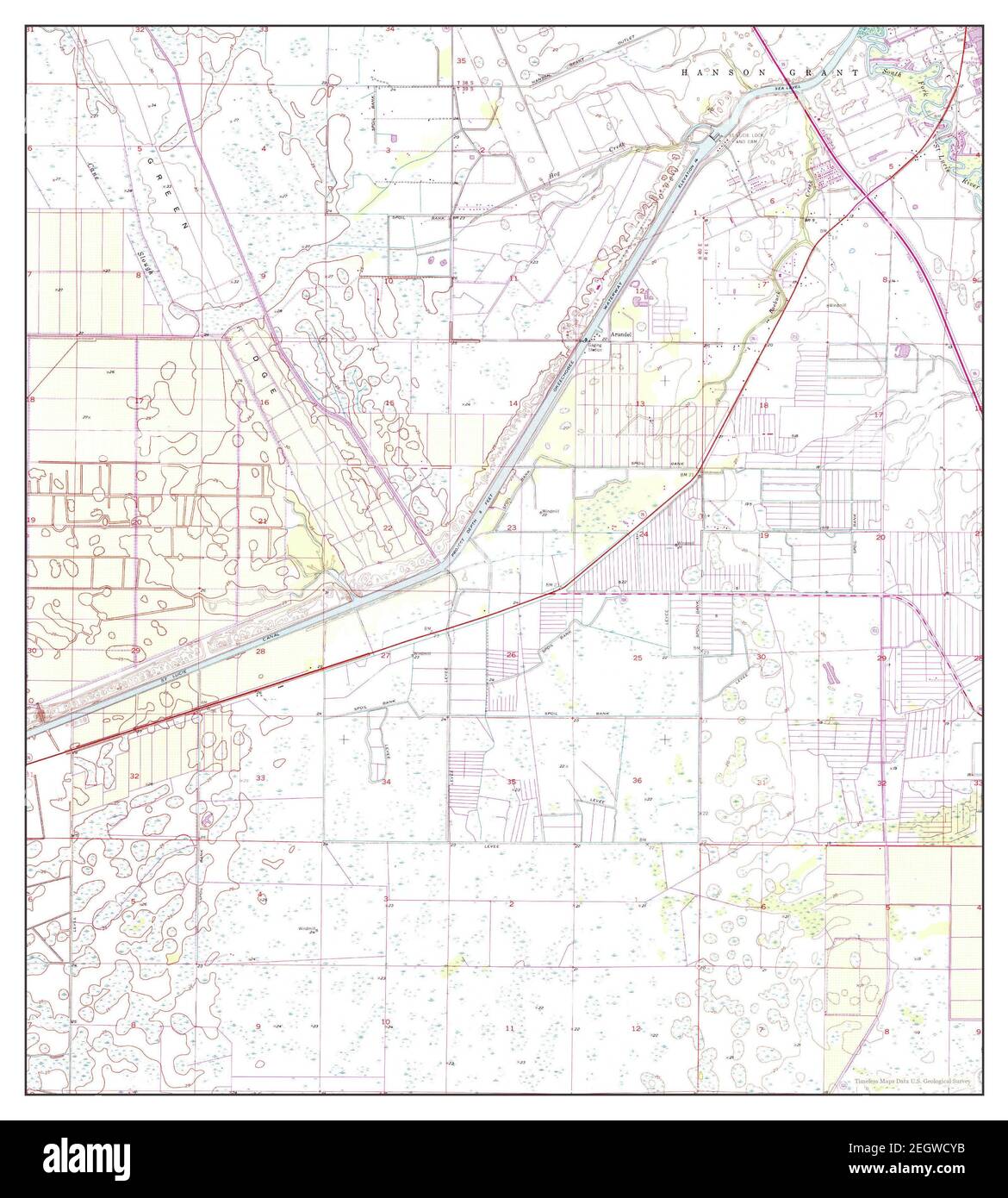 Indiantown florida map hires stock photography and images Alamy