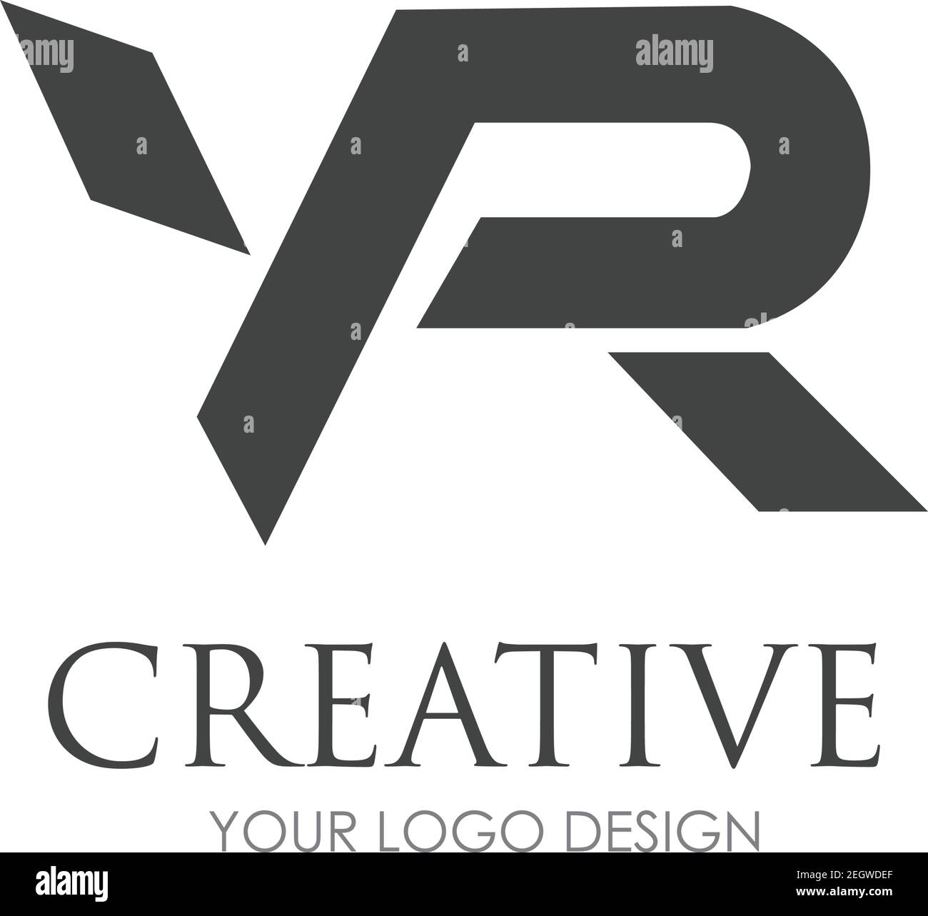 Letters VR | Logo design inspiration, Logo design, Unique logo design