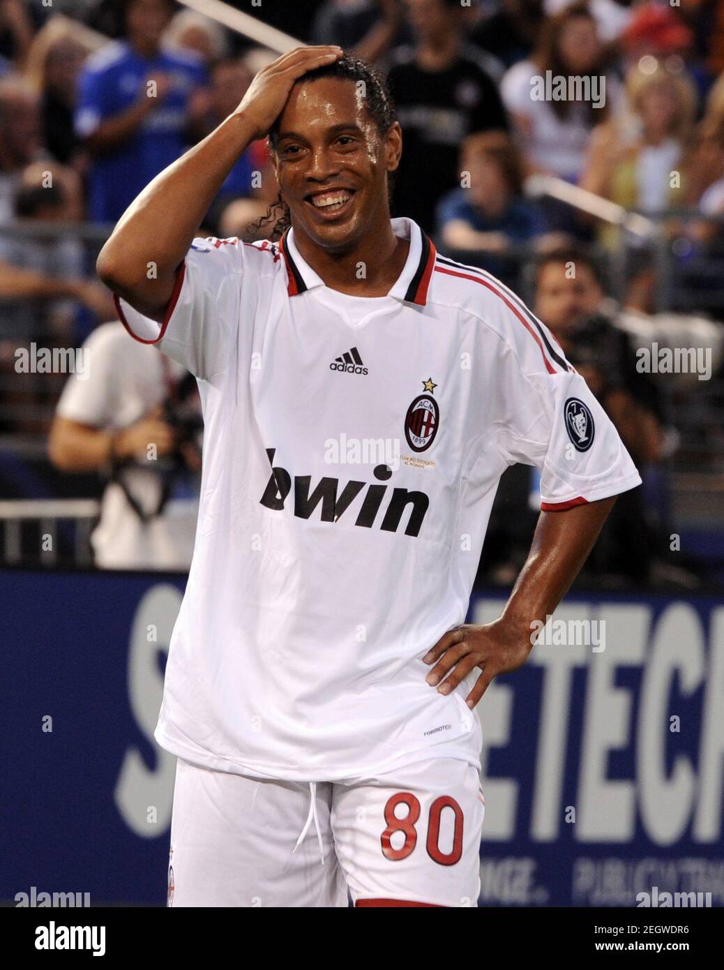 Football - Stock 09/10 - 24/7/09 Ronaldinho - AC Milan Mandatory Credit:  Action Images / Henry Browne Stock Photo - Alamy