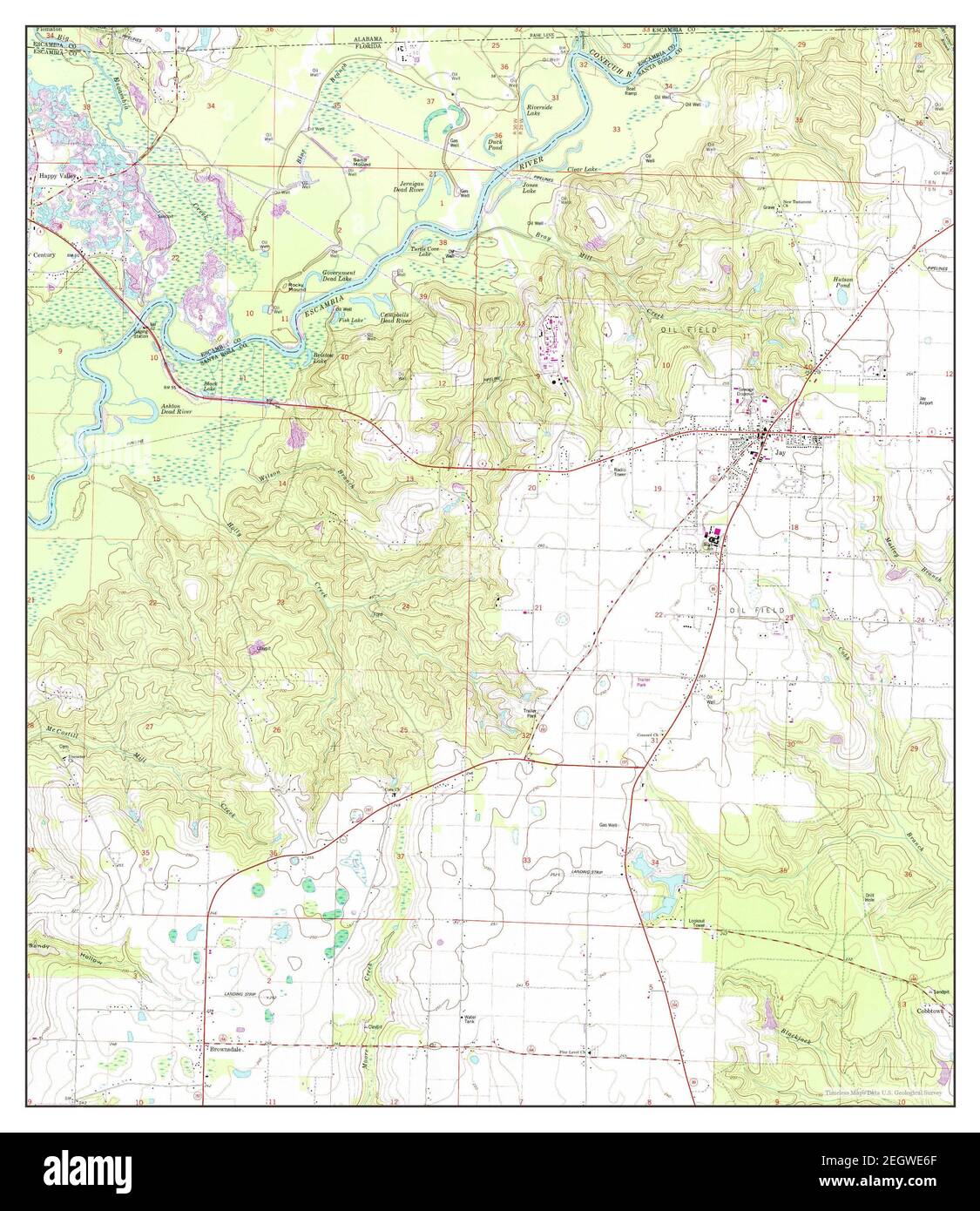 Jay Florida map 1978 1 24000 - Jay Florida Map 1978 124000 United States Of America By Timeless Maps Data Us Geological Survey 2EGWE6F 