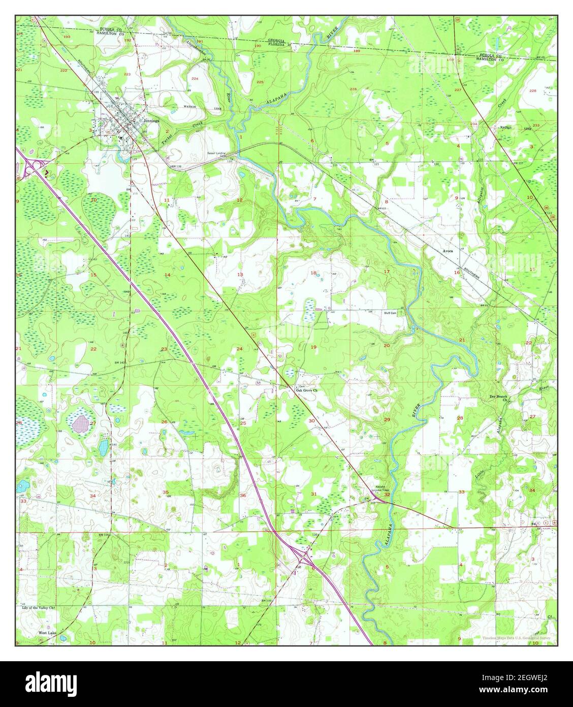 Map of jennings hires stock photography and images Alamy