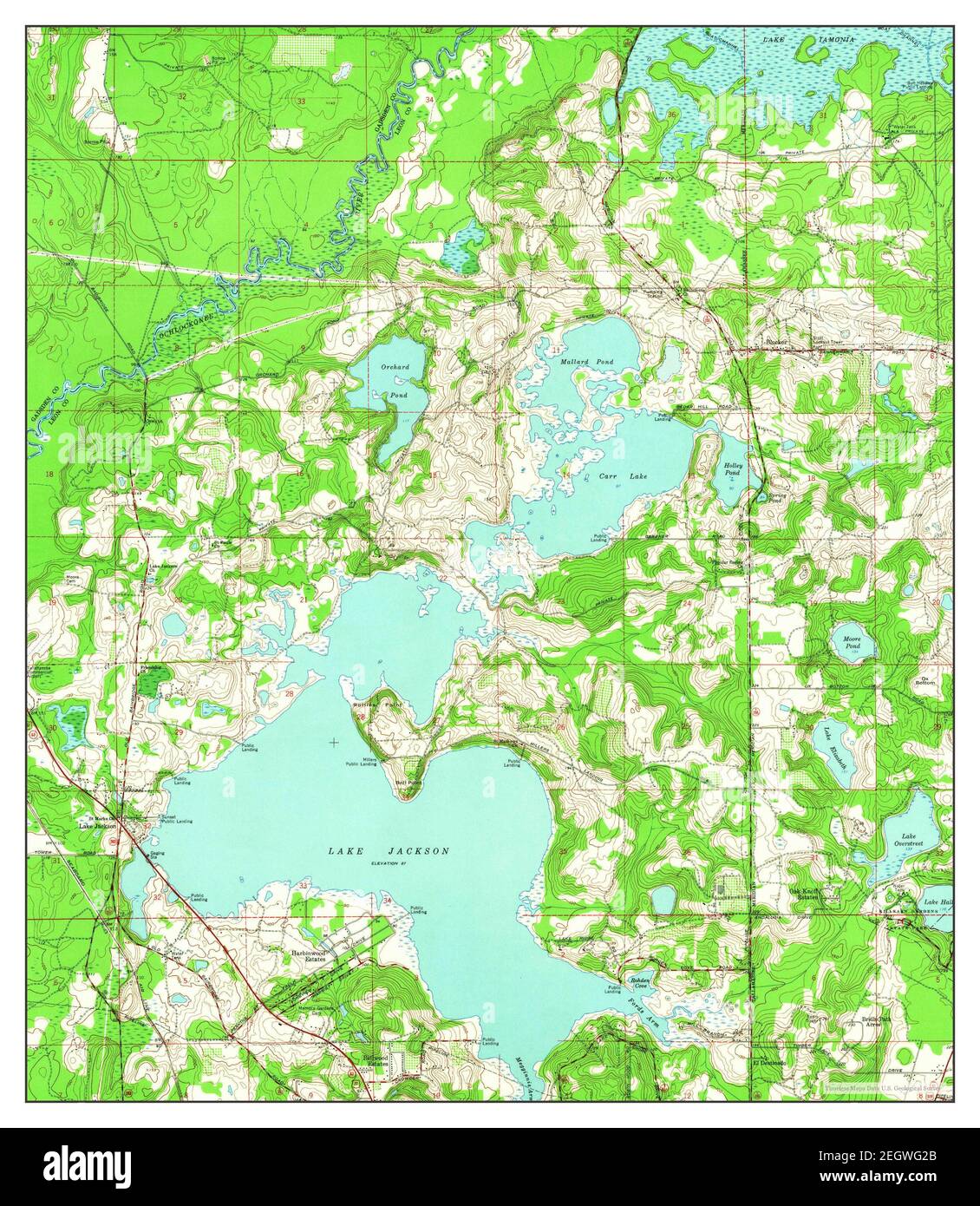Lake Jackson Florida map 1963 - Lake Jackson Florida Map 1963 124000 United States Of America By Timeless Maps Data Us Geological Survey 2EGWG2B 