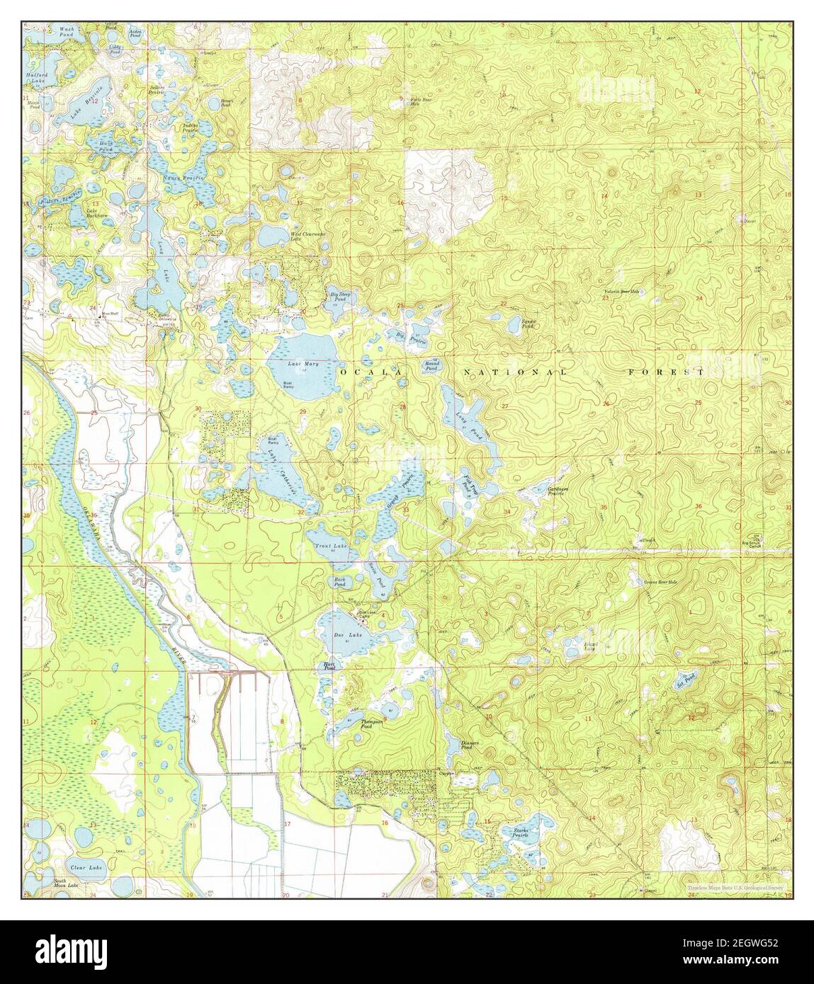 Lake Mary Florida map 1972 1 24000 - Lake Mary Florida Map 1972 124000 United States Of America By Timeless Maps Data Us Geological Survey 2EGWG52