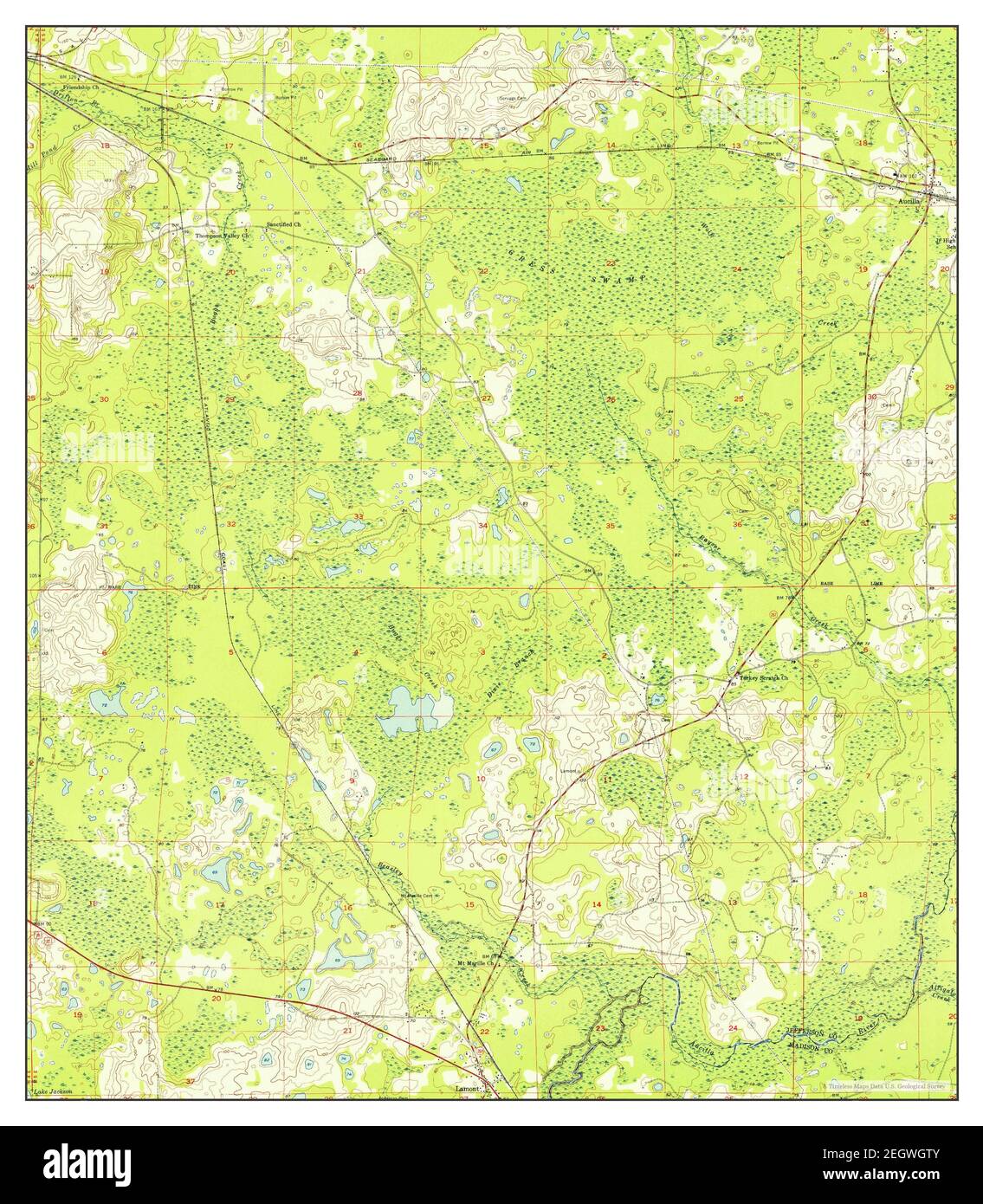 Lamont florida map Cut Out Stock Images & Pictures Alamy