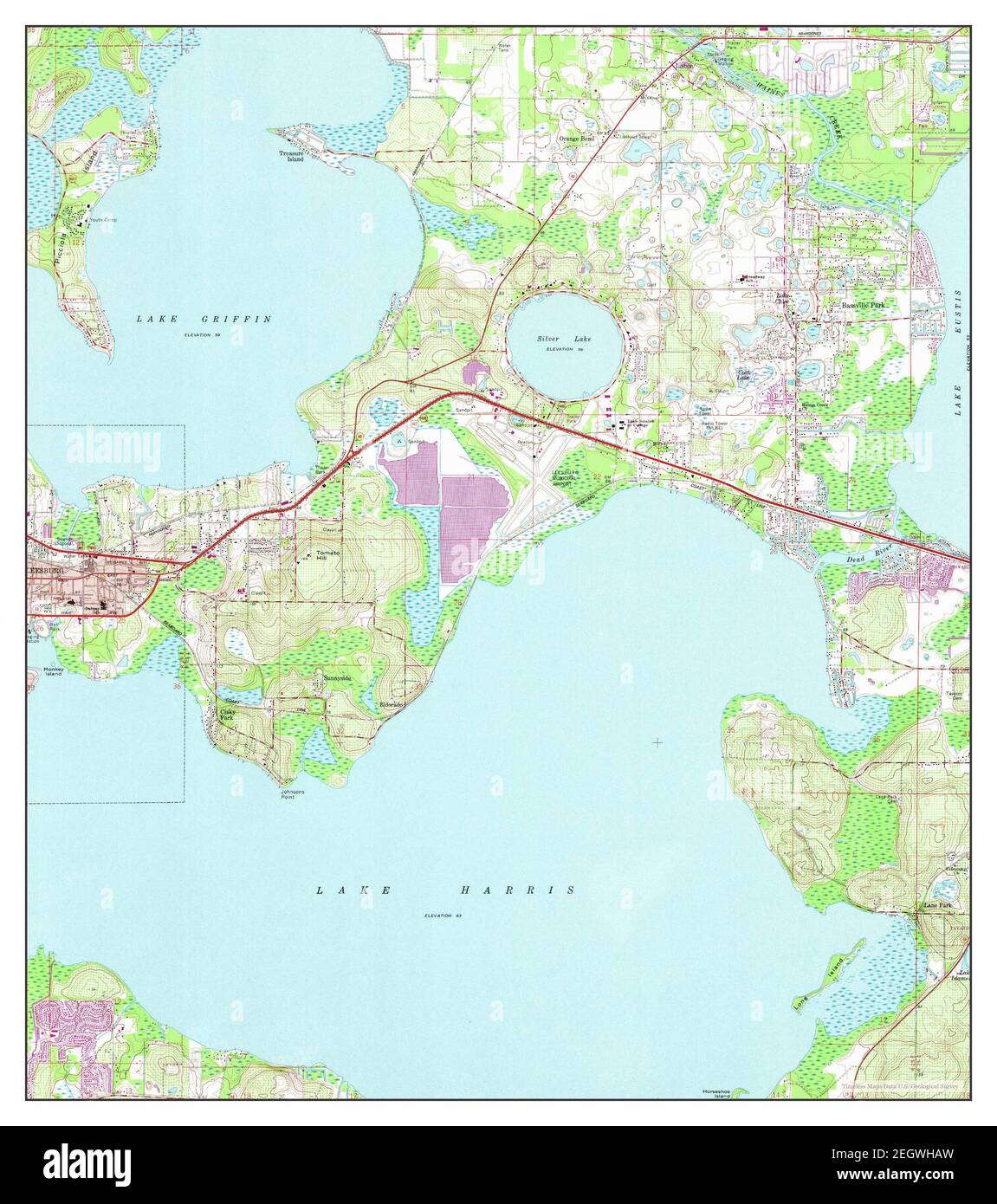 Map of leesburg Cut Out Stock Images & Pictures Alamy