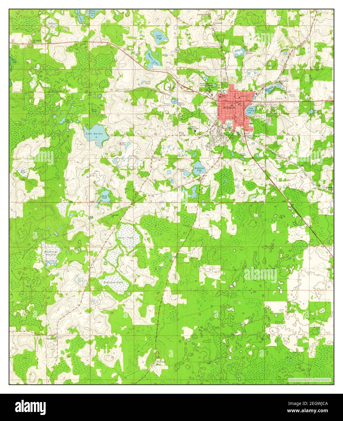Madison Florida map 1959 1 24000 - Madison Florida Map 1959 124000 United States Of America By Timeless Maps Data Us Geological Survey 2EGWJCA 