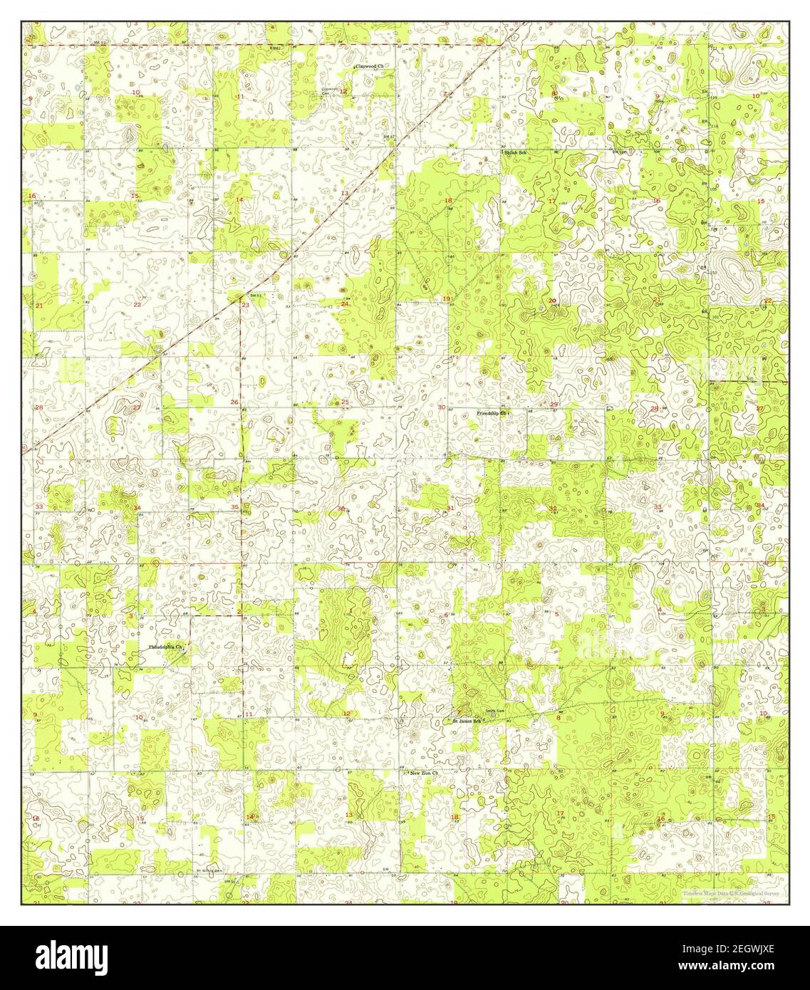 Mayo NE Florida map 1955 1 24000 - Mayo Ne Florida Map 1955 124000 United States Of America By Timeless Maps Data Us Geological Survey 2EGWJXE 