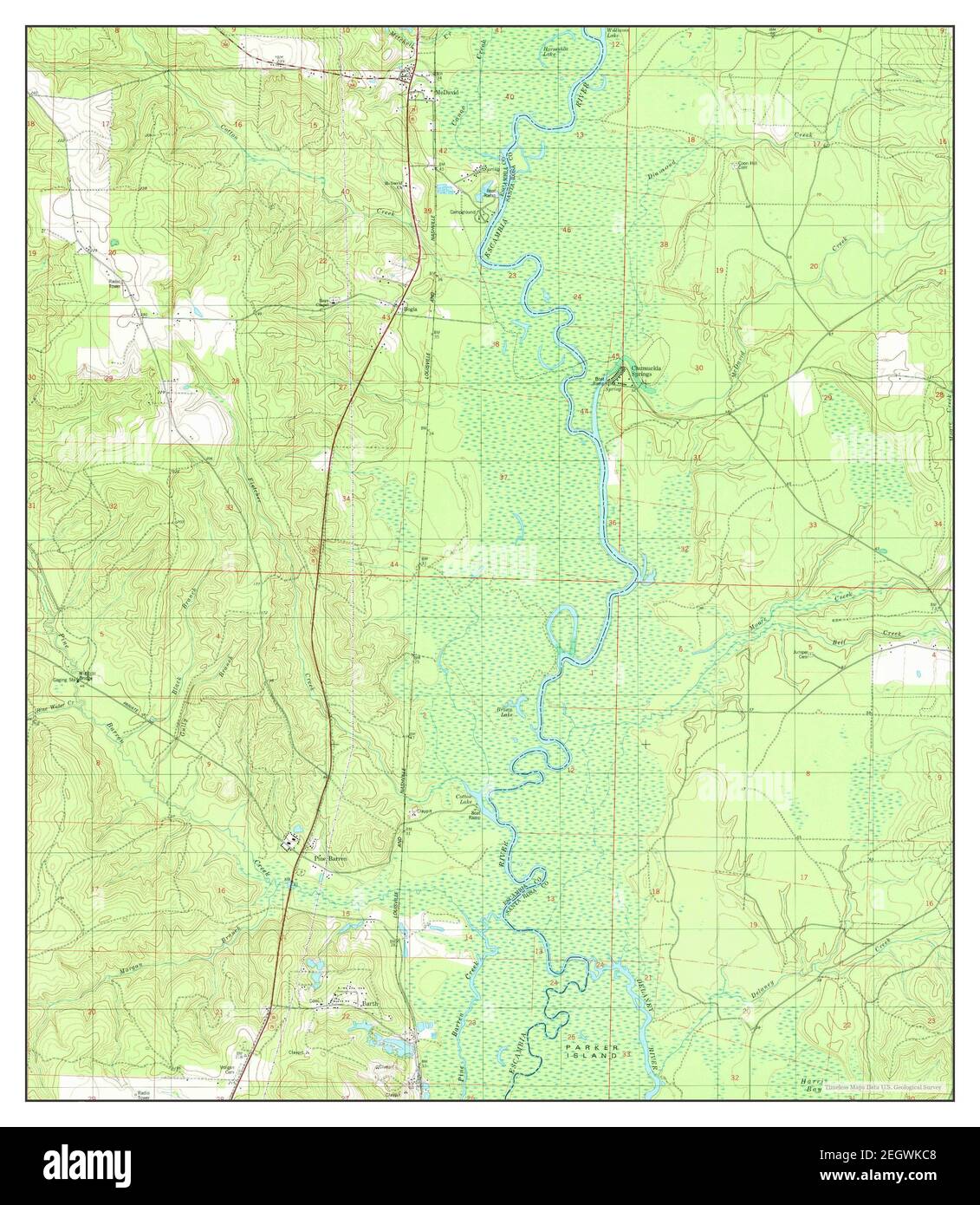McDavid, Florida, map 1978, 124000, United States of America by