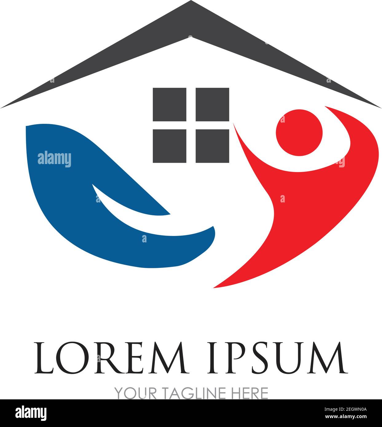 Home Care Logo Design Vector Icon Symbol House Care Logo Template
