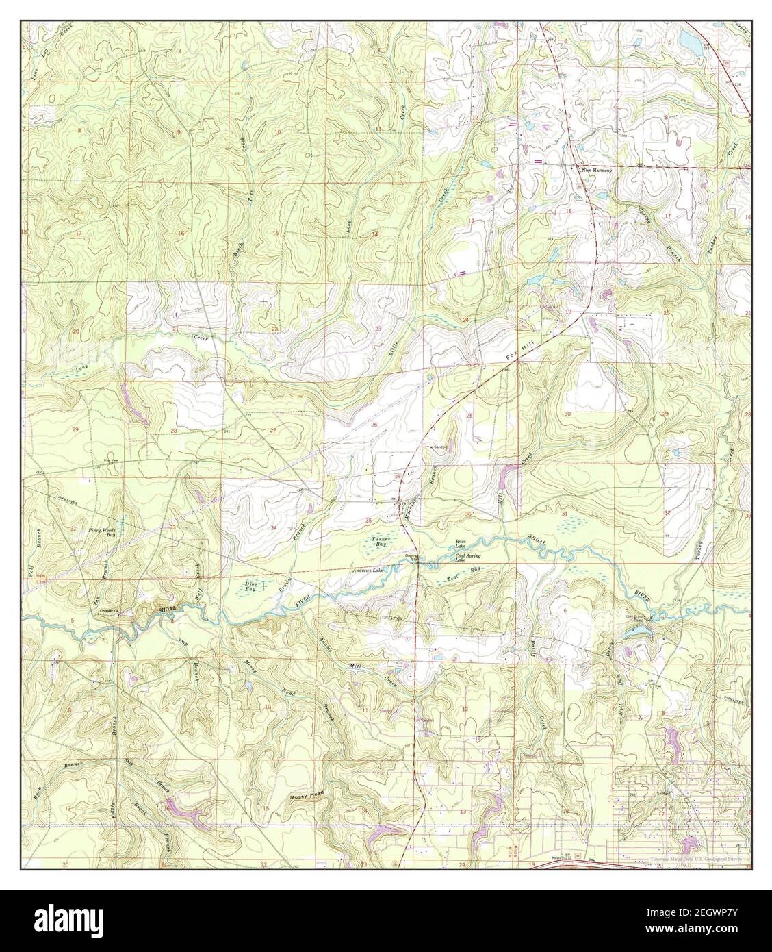 New Harmony, Florida, map 1973, 124000, United States of America by Timeless Maps, data U.S
