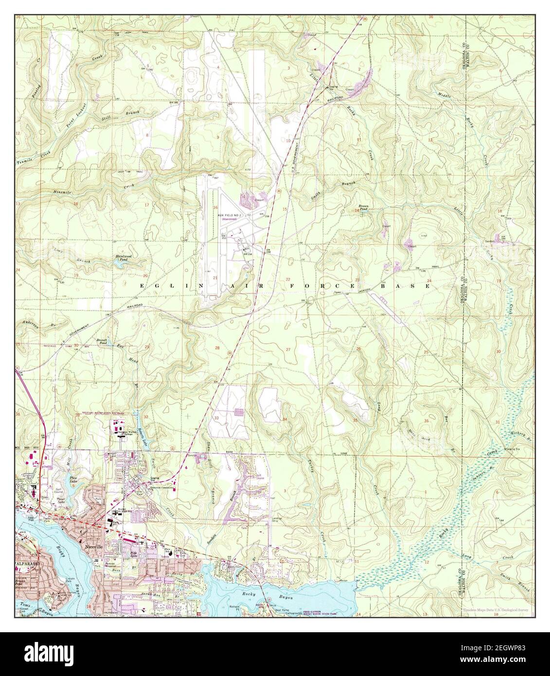 Niceville Zip Code Map at Mia Fortune - Niceville Florida Map 1970 124000 United States Of America By Timeless Maps Data Us Geological Survey 2EGWP83