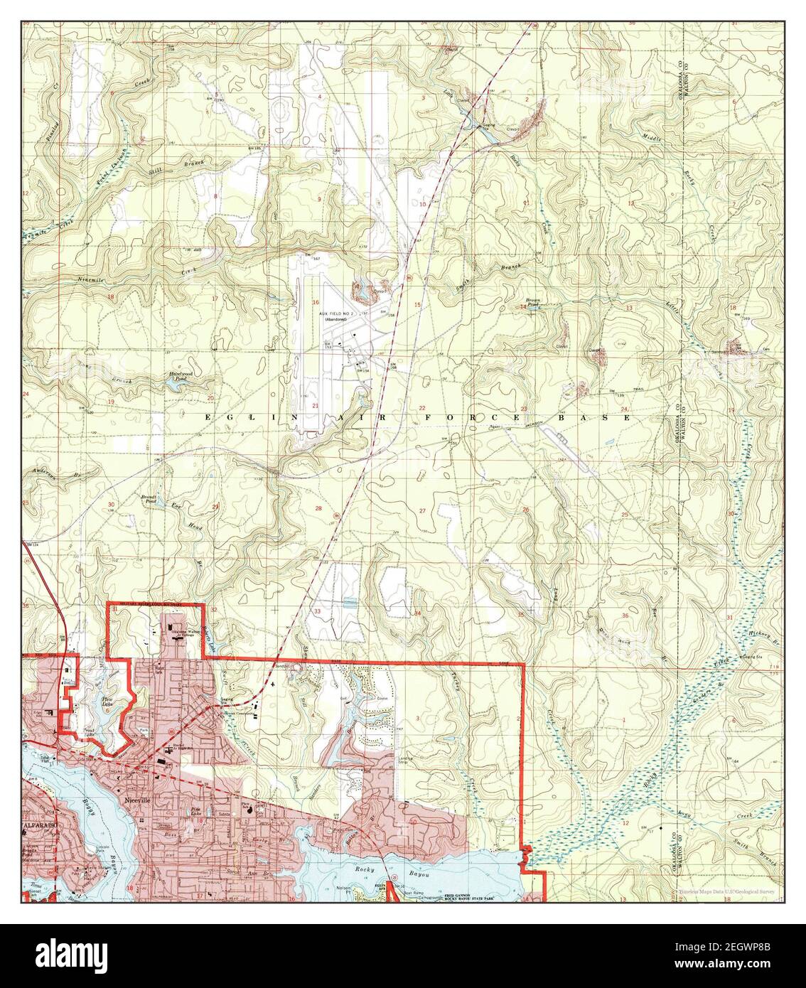 Niceville Florida map 1994 1 24000 - Niceville Florida Map 1994 124000 United States Of America By Timeless Maps Data Us Geological Survey 2EGWP8B