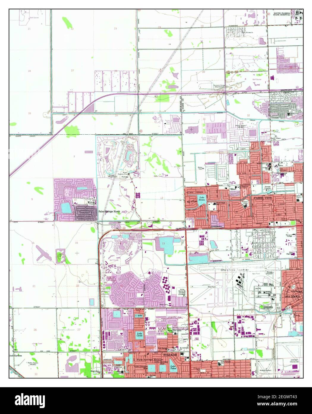 Opa locka map Cut Out Stock Images & Pictures Alamy
