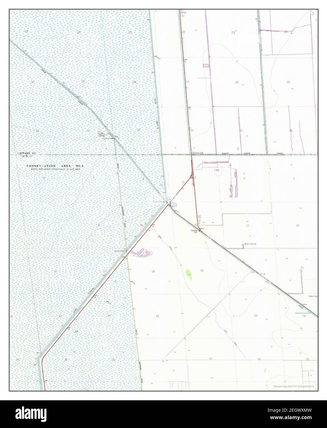 Pennsuco, Florida, map 1963, 124000, United States of America by