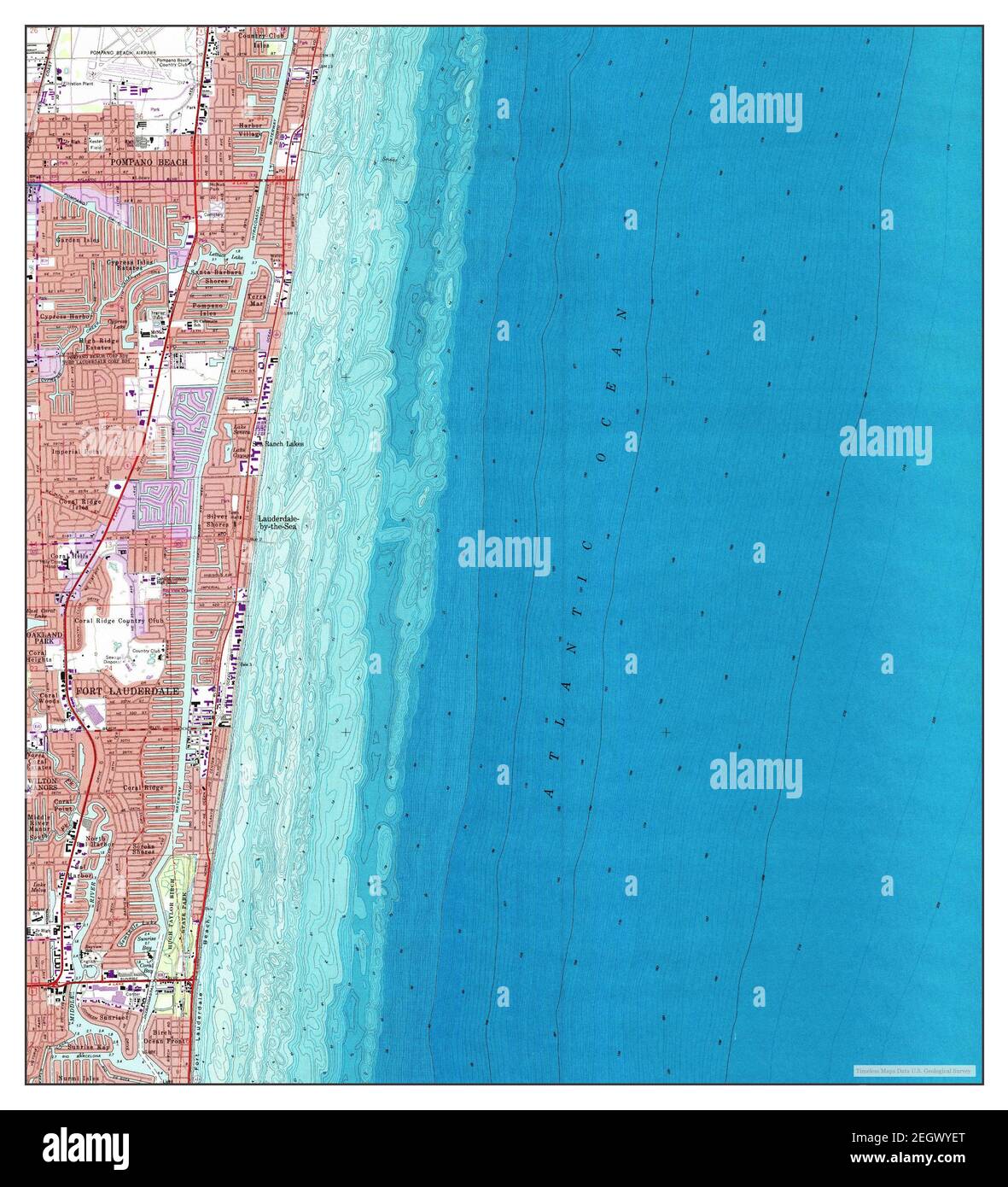 Florida pompano beach Cut Out Stock Images & Pictures - Alamy
