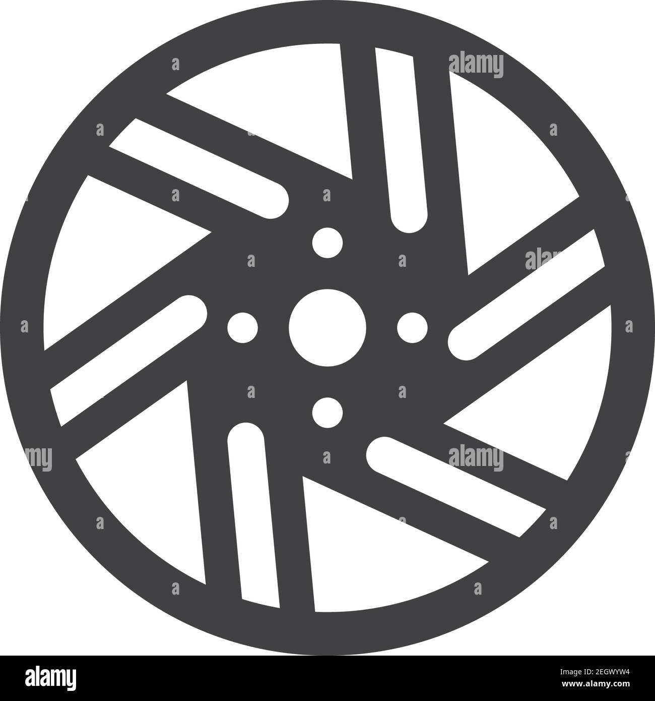 wheel icon logo illustration vector template design Stock Vector Image ...