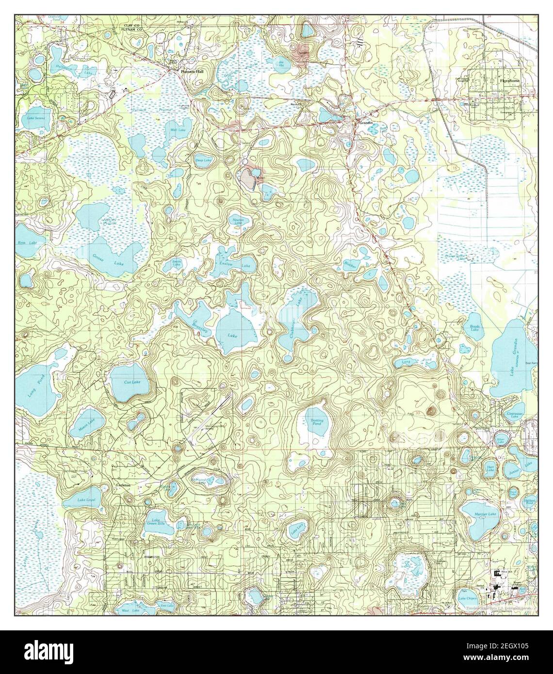 Putnam Hall, Florida, map 1993, 1:24000, United States of America by ...