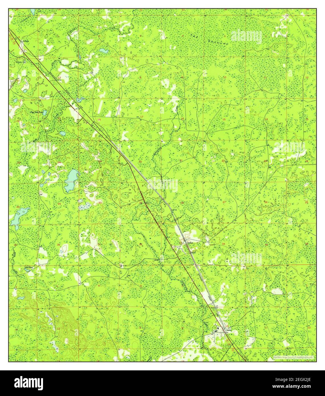 Salem, Florida, map 1954, 124000, United States of America by Timeless Maps, data U.S