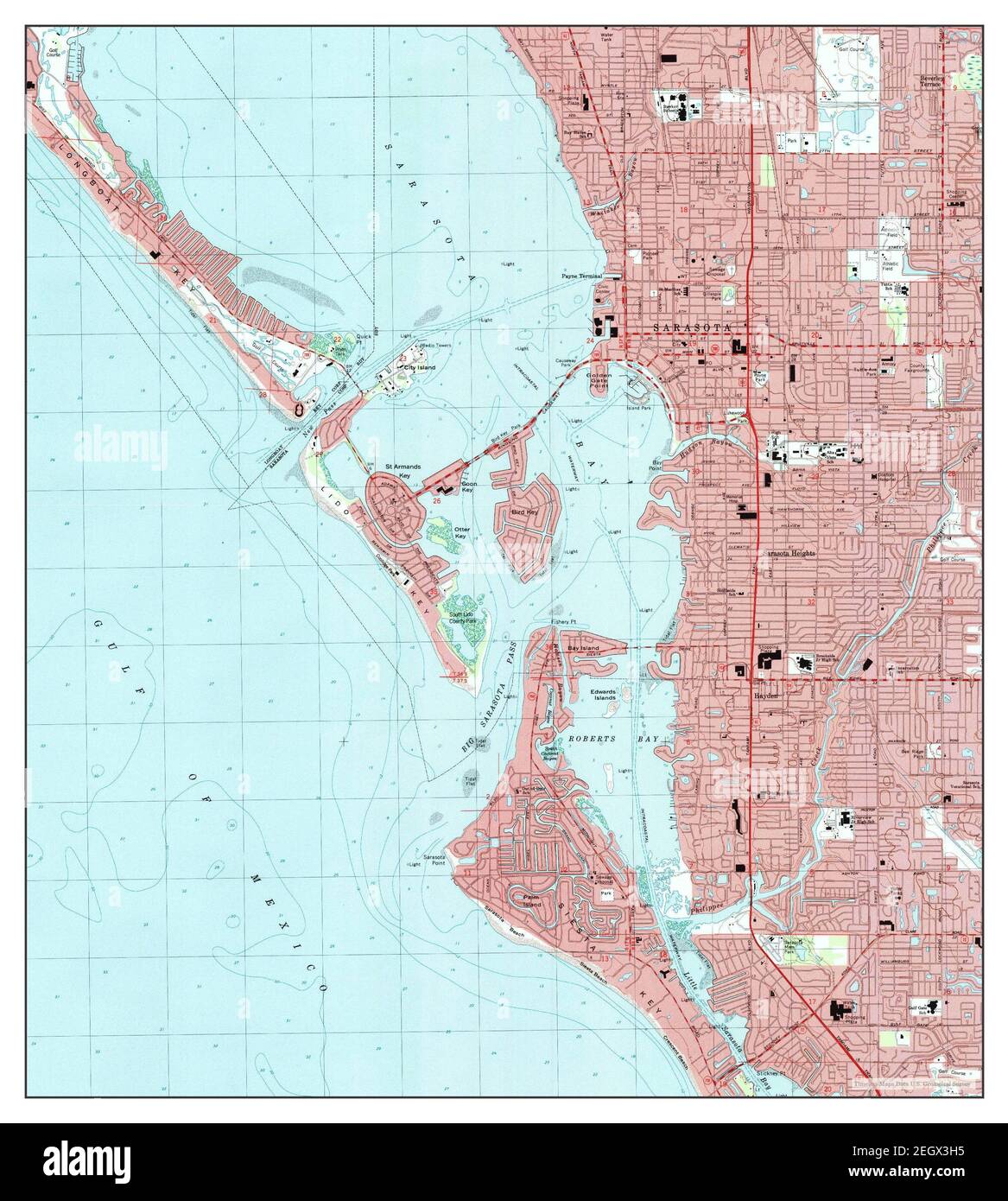Sarasota Florida map 1994 1 24000 - Sarasota Florida Map 1994 124000 United States Of America By Timeless Maps Data Us Geological Survey 2EGX3H5