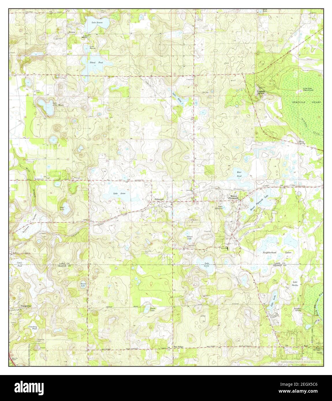 Sorrento Florida map 1960 1 24000 - Sorrento Florida Map 1960 124000 United States Of America By Timeless Maps Data Us Geological Survey 2EGX5C6