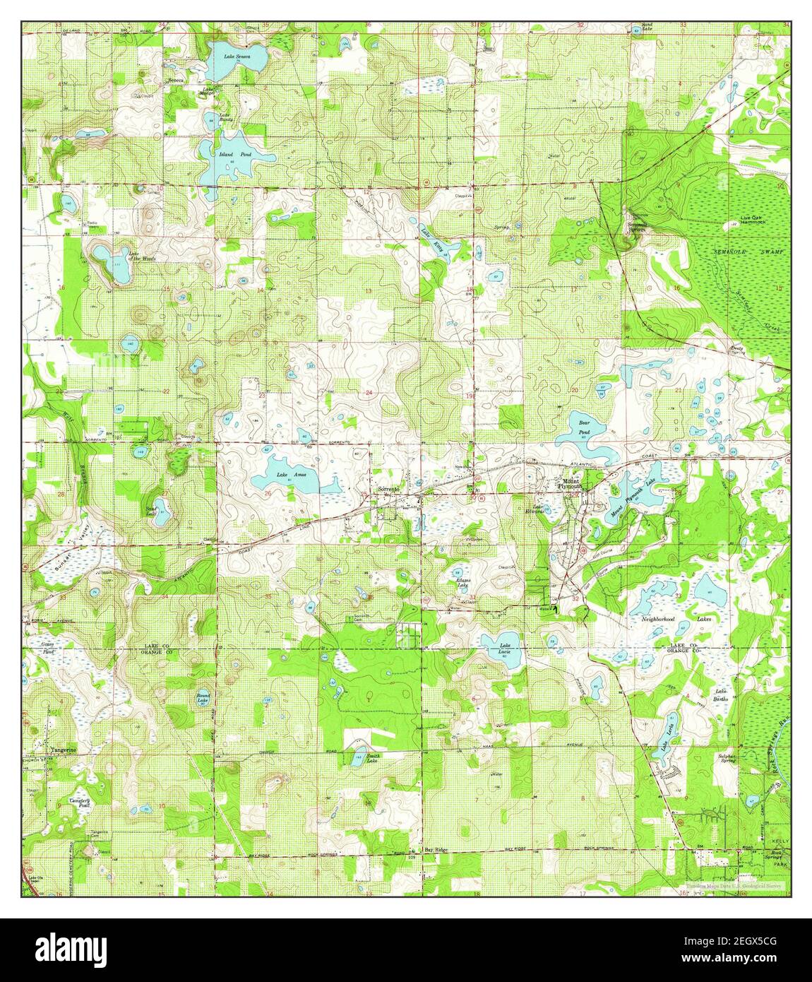Sorrento Florida map 1960 1 24000 - Sorrento Florida Map 1960 124000 United States Of America By Timeless Maps Data Us Geological Survey 2EGX5CG